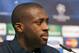 MANCHESTER, ENGLAND - FEBRUARY 17: Manchester City midfielder Yaya Toure answers questions from the media during a press conference after a training session ahead of their UEFA Champions League Round of 16 match 1st leg against Barcelona at Etihad Stad