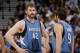 OAKLAND, CA - APRIL 14: Kevin Love #42 of the Minnesota Timberwolves during a game against the Golden State Warriors on April 14, 2014 at Oracle Arena in Oakland, California. NOTE TO USER: User expressly acknowledges and agrees that, by downloading and or