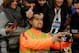 SYDNEY, AUSTRALIA - AUGUST 10: Arturo Vidal of Juventus takes a photo with fans after the match between the A-League All Stars and Juventus at ANZ Stadium on August 10, 2014 in Sydney, Australia. (Photo by Mark Metcalfe/Getty Images)