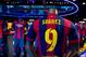 BARCELONA, SPAIN - JULY 12: A shirt of new FC Barcelona player Luis Suarez are seen on display at the FC Barcelona official store on July 12, 2014 in Barcelona, Spain. (Photo by David Ramos/Getty Images)
