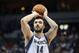 MINNEAPOLIS, MN - NOVEMBER 16: Nikola Pekovic #14 of the Minnesota Timberwolves shoots the ball against the Boston Celtics on November 16, 2013 at Target Center in Minneapolis, Minnesota. NOTE TO USER: User expressly acknowledges and agrees that, by down