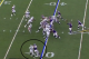 On this play, Bridgewater delivers a throw to a receiver running a quick slant. He fails to identify that his receiver hasn't broke the press yet and Chekwa is able to get a hand in to knock the ball loose.