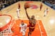 NEW YORK, NY - MARCH 23: Luol Deng #9 of the Cleveland Cavaliers goes up for a shot against the New York Knicks during a game at Madison Square Garden in New York City. NOTE TO USER: User expressly acknowledges and agrees that, by downloading and or using
