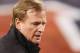 EAST RUTHERFORD, NJ - FEBRUARY 02: National Football League Commissioner Roger Goodell is shown prior to Super Bowl XLVIII between the Denver Broncos and the Seattle Seahawks at MetLife Stadium on February 2, 2014 in East Rutherford, New Jersey. (Photo