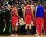 WASHINGTON, DC - DECEMBER 14: Head coach Doc Rivers of the Los Angeles Clippers talks with his team during a second half timeout against the Washington Wizards at Verizon Center on December 14, 2013 in Washington, DC. NOTE TO USER: User expressly acknowle