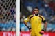 SAO PAULO, BRAZIL - JULY 09: Sergio Romero of Argentina looks on during the 2014 FIFA World Cup Brazil Semi Final match between the Netherlands and Argentina at Arena de Sao Paulo on July 9, 2014 in Sao Paulo, Brazil. (Photo by Dean Mouhtaropoulos/Getty