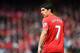 LIVERPOOL, ENGLAND - MAY 11: Luis Suarez of Liverpool looks on during the Barclays Premier League match between Liverpool and Newcastle United at Anfield on May 11, 2014 in Liverpool, England. (Photo by Laurence Griffiths/Getty Images)