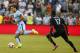 KANSAS CITY, KS - JULY 23: Karim Rekik #19 of Manchester City drives around the Sporting KC defense midway in the first half on July 23rd at Sporting Park in Kansas City, Kansas. (Photo by Kyle Rivas/Getty Images)