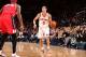 NEW YORK, NY - APRIL 4: Pablo Prigioni #9 of the New York Knicks handles the ball against the Washington Wizards during a game at Madison Square Garden in New York City. NOTE TO USER: User expressly acknowledges and agrees that, by downloading and or usin