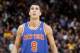 OAKLAND, CA - MARCH 30: Pablo Prigioni #9 of the New York Knicks in a game against the Golden State Warriors on March 30, 2014 at Oracle Arena in Oakland, California. NOTE TO USER: User expressly acknowledges and agrees that, by downloading and or using t