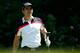 SILVIS, IL - JULY 10: Camilo Villegas of Colombia tees off on the second hole during the first round of the John Deere Classic held at TPC Deere Run on July 10, 2014 in Silvis, Illinois. (Photo by Gregory Shamus/Getty Images)
