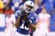 INDIANAPOLIS, IN - JANUARY 04: T.Y. Hilton #13 of the Indianapolis Colts catches the game winning touchdown pass during the NFL Wild Card Playoff game against the Kansas City Chiefs at Lucas Oil Stadium on January 4, 2014 in Indianapolis, Indiana. (Phot