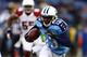 NASHVILLE, TN - DECEMBER 15: Kendall Wright #13 of the Tennessee Titans runs the ball after catching a pass against the Arizona Cardinals at LP Field on December 15, 2013 in Nashville, Tennessee. (Photo by Wesley Hitt/Getty Images)