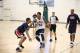 CHICAGO, IL - AUGUST 14: Derrick Rose of the USA Basketball Men's National Team drives against Damian Lillard during practice at the Quest MultiSport Facility on August 13, 2014 in Chicago, Illinois. NOTE TO USER: User expressly acknowledges and agrees