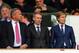 LONDON, ENGLAND - APRIL 19: Crystal Palace sporting director Iain Moody co-chairman Steve Parish look on during the Barclays Premier League match between West Ham United and Crystal Palace at Boleyn Ground on April 19, 2014 in London, England. (Photo by