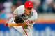 NEW YORK, NY - JULY 29: Cole Hamels #35 of the Philadelphia Phillies delivers a pitch in the first inning against the New York Mets at Citi Field on July 29, 2014 in the Flushing neighborhood of the Queens borough of New York City. (Photo by Jim McIsaac