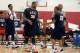 LAS VEGAS, NV - JULY 30: DeMarcus Cousins #36 and Damian Lillard #22 of the USA Basketball Men's National Team during practice at the Mendenhall Center at the University of Nevada, Las Vegas on July 30, 2014 in Las Vegas, Nevada. NOTE TO USER: User expres
