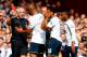 Chris Foy sends Tottenham's Kyle Naughton off, a big moment in the game.