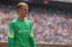 Aug 2, 2014; Minneapolis, MN, USA; Manchester City goalie Joe Hart (1) looks on against Olympiakos during the second half at TCF Bank Stadium. Mandatory Credit: Brace Hemmelgarn-USA TODAY Sports