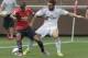 ANN ARBOR, MI - AUGUST 2: Dani Carvajal #15 of Real Madrid tries to steal the ball from Ashley Young #18 of Manchester United during the first half of the Guinness International Champions Cup at Michigan Stadium on August 2, 2014, in Ann Arbor, Mich (Phot
