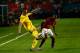 MIAMI GARDENS, FL - AUGUST 04: Jordan Henderson #14 of Liverpool is challenged by Ashley Young #18 of Manchester United in the Guinness International Champions Cup 2014 Final at Sun Life Stadium on August 4, 2014 in Miami Gardens, Florida. (Photo by Ch