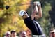 PACIFIC PALISADES, CA - FEBRUARY 16: Cameron Tringale hits a tee shot on the 2nd hole in the final round of the Northern Trust Open at the Riviera Country Club on February 16, 2014 in Pacific Palisades, California. (Photo by Stephen Dunn/Getty Images)