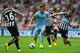 Jovetic occasionally took on more than he could carry in trying to make his mark against Newcastle.
