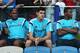ARNHEM, NETHERLANDS - JULY 30: (L-R) Didier Drogba, Thibaut Courtois and John Obi Mikel of Chelsea watch from the stands prior to the pre season friendly match between Vitesse Arnhem and Chelsea at the Gelredome Stadium on July 30, 2014 in Arnhem, Nethe