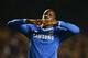 LONDON, ENGLAND - APRIL 30: Demba Ba of Chelsea looks dejected after the UEFA Champions League semi-final second leg match between Chelsea and Club Atletico de Madrid at Stamford Bridge on April 30, 2014 in London, England. (Photo by Jamie McDonald/Getty