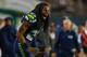 SEATTLE, WA - AUGUST 15: Cornerback Richard Sherman #25 of the Seattle Seahawks reacts to a play against the San Diego Chargers at CenturyLink Field on August 15, 2014 in Seattle, Washington. (Photo by Otto Greule Jr/Getty Images)
