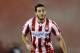 ATHENS,GREECE - JANUARY 12: Kostas Manolas of Olympiacos during the Greek Superleague match between Atromitos Athinon and Olympiacos at the Peristeri Stadium on January 12, 2014 in Athens,Greece. (Photo by Aris Messins/EuroFootball/Getty Images)