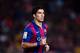 BARCELONA, SPAIN - AUGUST 18: Luis Suarez of FC Barcelona looks on during the Joan Gamper Trophy match between FC Barcelona and Club Leon at Camp Nou on August 18, 2014 in Barcelona, Spain. (Photo by David Ramos/Getty Images)