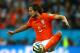 SAO PAULO, BRAZIL - JULY 09: Daley Blind of the Netherlands controls the ball during the 2014 FIFA World Cup Brazil Semi Final match between the Netherlands and Argentina at Arena de Sao Paulo on July 9, 2014 in Sao Paulo, Brazil. (Photo by Clive Rose/G