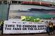 MANCHESTER, ENGLAND - APRIL 24: Manchester United fans display a banner protesting against the club's owners prior to the Barclays Premier League match between Manchester United and Tottenham Hotspur at Old Trafford on April 24, 2010 in Manchester, Engla