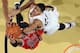 NEW ORLEANS, LA - FEBRUARY 1: Anthony Davis #23 of the New Orleans Pelicans blocks a shot against the Chicago Bulls on February 1, 2014 at the New Orleans Arena in New Orleans, Louisiana. NOTE TO USER: User expressly acknowledges and agrees that, by downl
