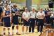 WEST POINT, NY - AUGUST 18: Coaches Mike Krzyzewski, Jim Boeheim, Tom Thibodeau and Monty Williams of USA Men's National Anthem Team stands during the practice on August 18, 2014 at West Point in West Point, New York. NOTE TO USER: User expressly acknowle