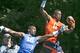 Campbell snags a one-handed catch at The Opening this summer.