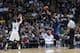 SAN ANTONIO, TX - April 23: Shawn Marion #0 of the Dallas Mavericks shoots against the San Antonio Spurs in Game Two of the Western Conference Quarterfinals during the NBA Playoffs at AT&T Center on April 23, 2014 in San Antonio, Texas. NOTE TO USER: User