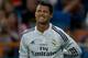 MADRID, SPAIN - AUGUST 19: Cristiano Ronaldo of Real Madrid CF grimaces in pain during the Supercopa first leg match between Real Madrid and Club Atletico de Madrid at Estadio Santiago Bernabeu on August 19, 2014 in Madrid, Spain. (Photo by Gonzalo Arro
