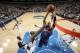 DALLAS, TX - NOVEMBER 21: Tyson Chandler #6 of the New York Knicks goes in for the dunk against Elton Brand #42 of the Dallas Mavericks on November 21, 2012 at the American Airlines Center in Dallas, Texas. NOTE TO USER: User expressly acknowledges and ag