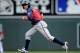 MINNEAPOLIS, MN - JULY 13: Jose Peraza of the World Team during the SiriusXM All-Star Futures Game at Target Field on July 13, 2014 in Minneapolis, Minnesota. (Photo by Hannah Foslien/Getty Images)