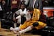 CLEVELAND, OH - NOVEMBER 4: Kyrie Irving #2 and Anderson Varejao #17 of the Cleveland Cavaliers run out before the game against the Minnesota Timberwolves at The Quicken Loans Arena on November 4, 2013 in Cleveland, Ohio. NOTE TO USER: User expressly ack