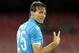 NAPLES, ITALY - AUGUST 02: Michu of SSC Napoli gestures during the pre-season friendly match between SSC Napoli and PAOK at Stadio San Paolo on August 2, 2014 in Naples, Italy. (Photo by Paolo Bruno/Getty Images)