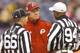18 Nov 2001 : Marty Schottenheimer, head coach of the Washington Redskins talks to officials Walt Anderson (L) and Mike Carey during the game against the Denver Broncos at Mile High Stadium in Denver, Colorado. The Redskins won 17-10. DIGITAL IMAGE. Manda