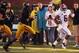 October 13, 2012; Columbia, MO, USA; Alabama Crimson Tide running back Blake Sims (6) runs the ball during the fourth quarter against the Missouri Tigers at Faurot Field. The Alabama Crimson Tide won 42-10. Mandatory Credit: Dak Dillon-USA TODAY Sports