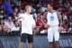 LAS VEGAS, NV - JULY 18: Steve Kerr of the Golden State Warriors talks with Davon Usher #0 during the game against the Milwaukee Bucks at the Samsung NBA Summer League 2014 on July 18, 2014 at the Thomas & Mack Center in Las Vegas, Nevada. NOTE TO USER: U