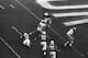Ron Sellers cuts toward the end zone against Penn State in 1967 Gator Bowl.