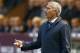 BURNLEY, ENGLAND - AUGUST 18: Chelsea manager Jose Mourinho gives instructions to his team during the Barclays Premier League match between Burnley and Chelsea at Turf Moor on August 18, 2014 in Burnley, England. (Photo by Clive Brunskill/Getty Images)