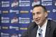 INDEPENDENCE, OH - JUNE 25: David Blatt addresses the media as he is named Head Coach of the Cleveland Cavaliers at a press conference at The Cleveland Clinic Courts on June 25, 2014 in Independence, Ohio. NOTE TO USER: User expressly acknowledges and ag