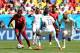 BRASILIA, BRAZIL - JUNE 26: William Carvalho of Portugal controls the ball past Andre Ayew of Ghana during the 2014 FIFA World Cup Brazil Group G match between Portugal and Ghana at Estadio Nacional on June 26, 2014 in Brasilia, Brazil. (Photo by Elsa/G